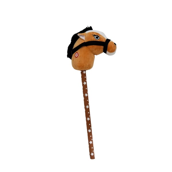Xtreme Xccessories Brown and Black Horse Riding Stick Plush Horse Stick