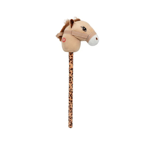 Xtreme Xccessories Brown Print Horse Riding Stick Plush Horse Stick