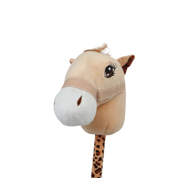 Xtreme Xccessories Brown Print Horse Riding Stick Plush Horse Stick