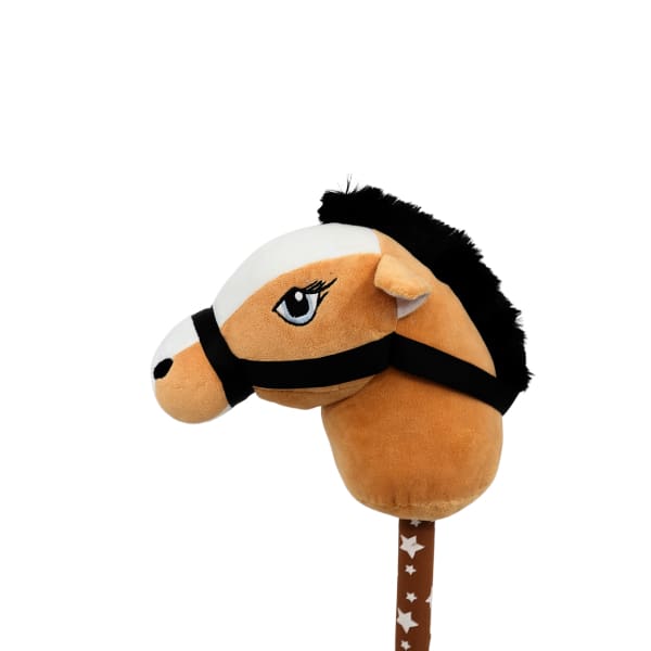 Xtreme Xccessories Brown and Black Horse Riding Stick Plush Horse Stick