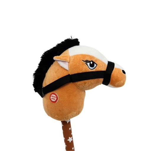 Xtreme Xccessories Brown and Black Horse Riding Stick Plush Horse Stick