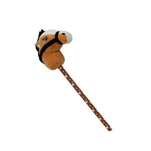 Xtreme Xccessories Brown and Black Horse Riding Stick Plush Horse Stick