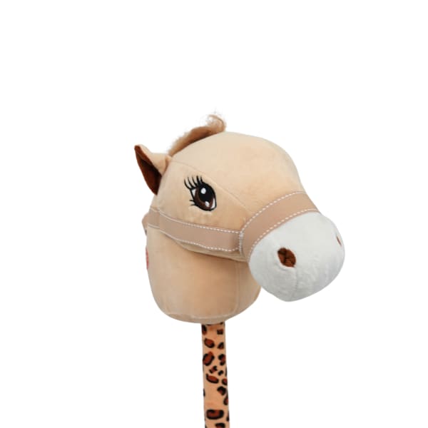 Xtreme Xccessories Brown Print Horse Riding Stick Plush Horse Stick