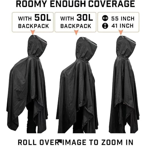 Ultra-Light Waterproof Poncho | Compact Rain Protection