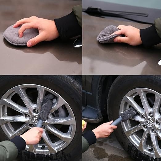 9-Piece Premium Car Wash Kit – Complete Interior & Exterior Cleaning Set