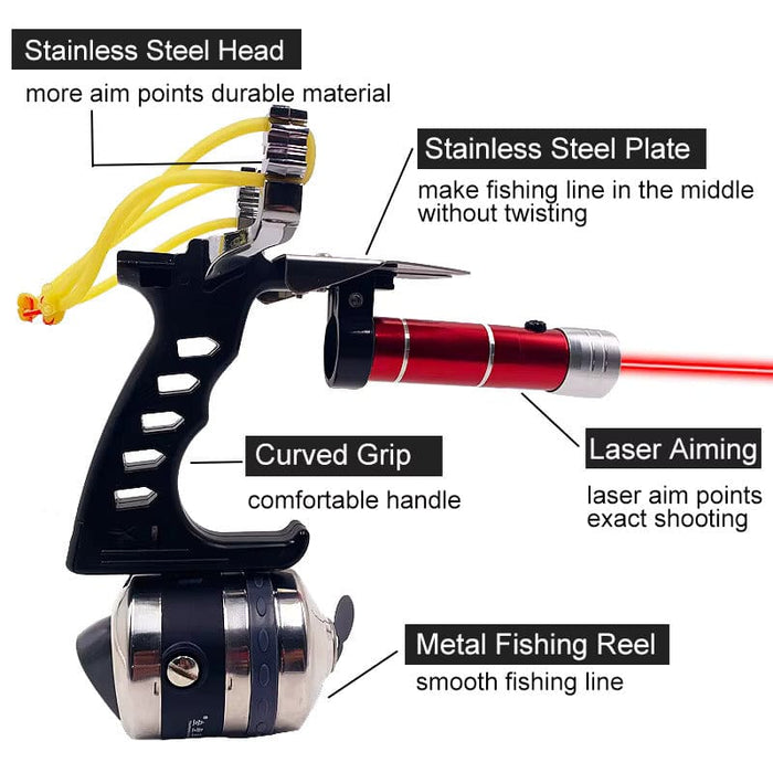 Fishing Slingshot Pro Set – Dual Mode for Fishing & Target Shooting