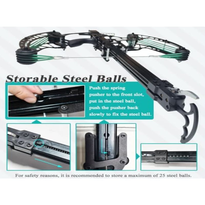 Xtreme Xccessories Compound Bow Metal Archery Ball Launcher full kit
