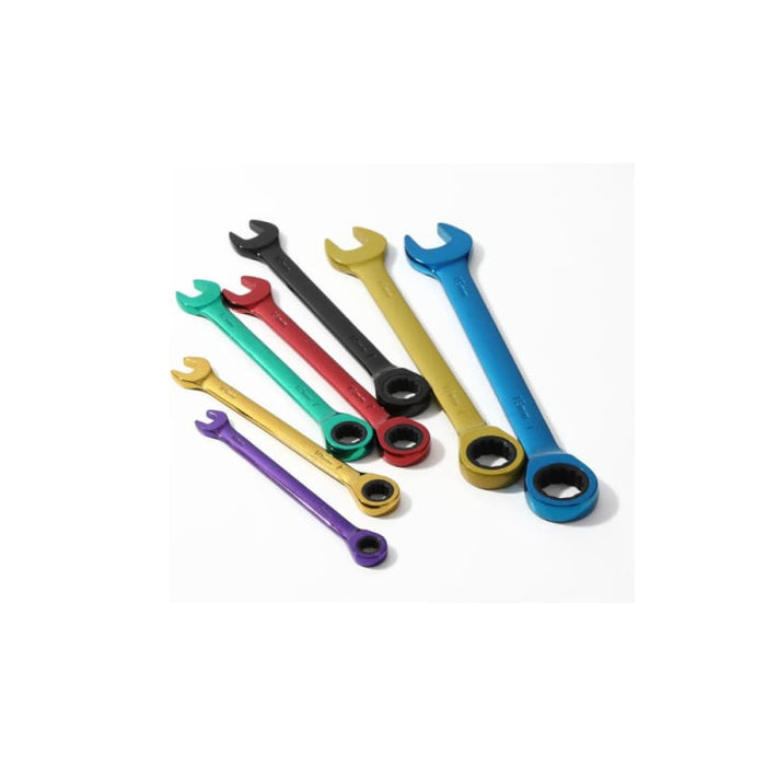 Xtreme Xccessories 7pcs set Colorful Ratchet Handle Wrench Reversible Socket Spanner Tool - 7pcs set Colorful Ratchet Handle Wrench
