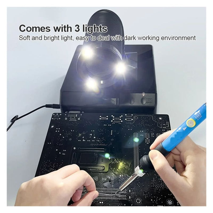 Professional Soldering Fume Extractor – High-Performance Desktop Smoke Remover