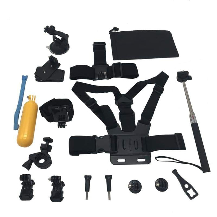 New: Xtreme 16 in 1 Bundle Combo Kit for GoPro & Action Cameras - Default