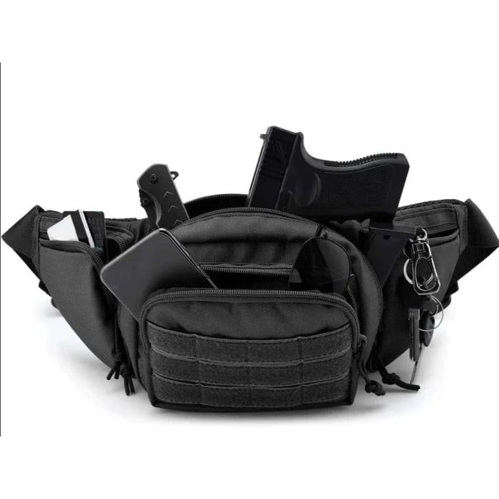 Xtreme Xccessories EDC Tactical Waist Bag Gun Holster Fanny Pack Sling - EDC Tactical Waist Bag Gun Holster Fanny Pack Sling