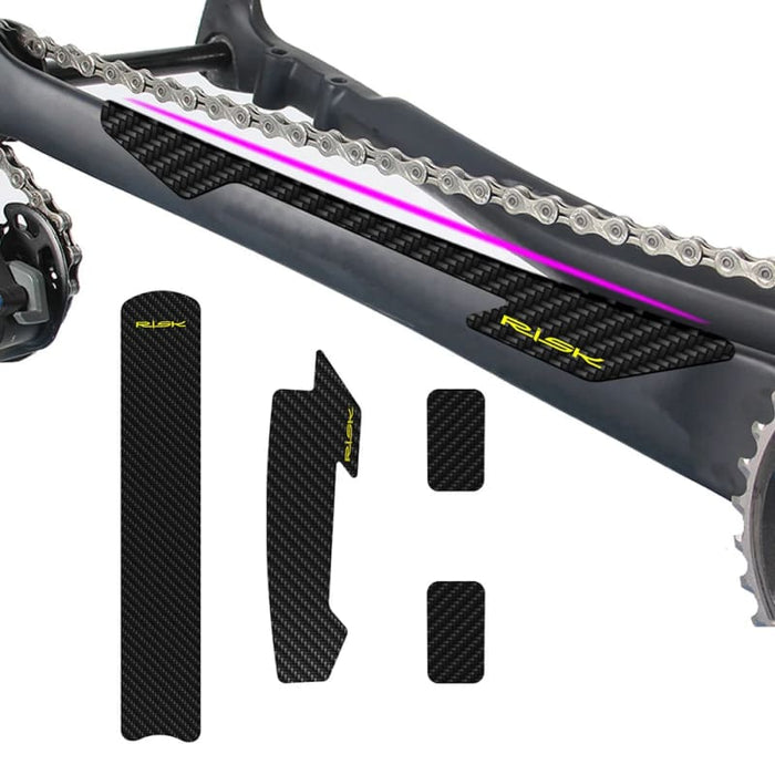 RISK Bike Frame Protective Sticker for MTB or Road Bikes - Bike Frame Protective Sticker for MTB or Road Bikes