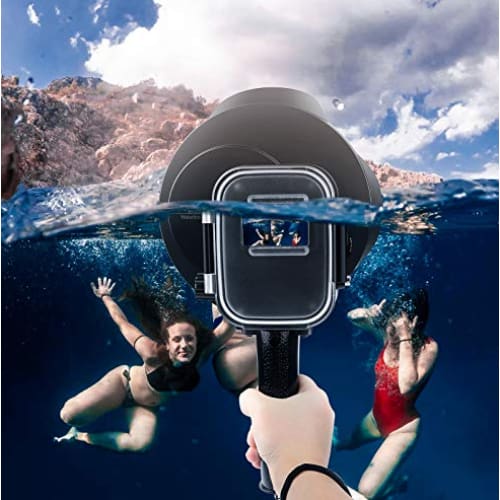 SHOOT DOME PORT FOR GOPRO CAMERA ACCESSORIES WATERPROOF DOME WITH RED FILTER AND 10X MAGNIFIER FILTER FOR GOPRO HERO7 BLACK/HERO 6/HERO 5 /