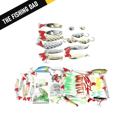 For The Fishing Dad - 188 Piece Lure Set