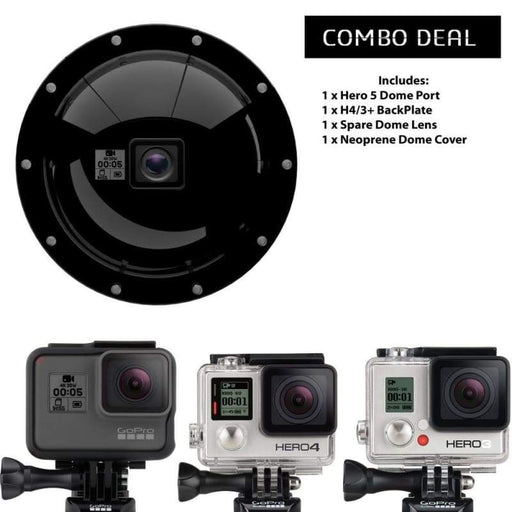 Complete PDS GDome Kit H7/6/5 Black & Hero 4/3+/3 - Default