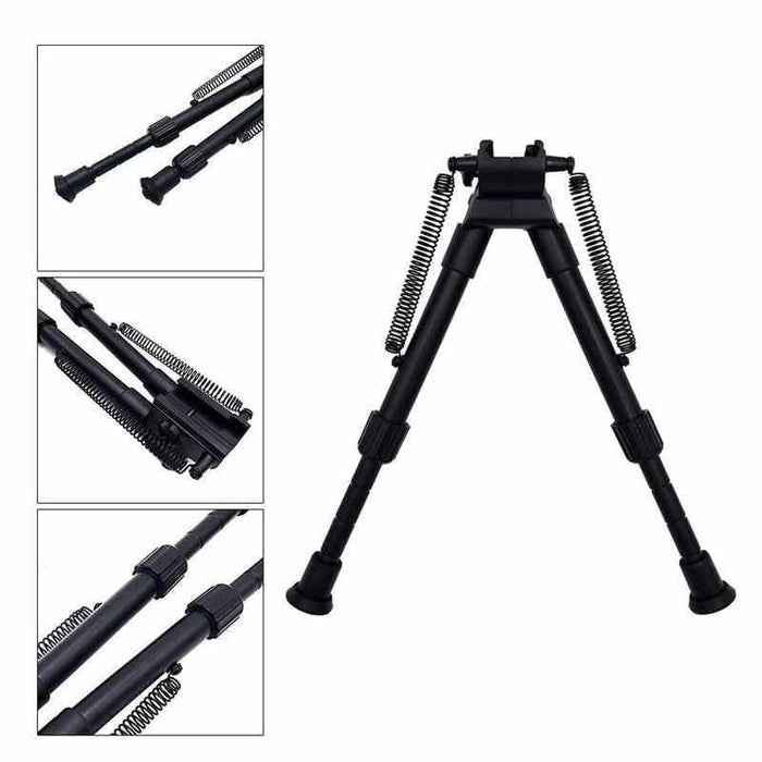 Adjustable Spring Telescopic Portable Rifle Sling Swivel Mount - Default - Default
