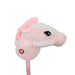 Xtreme Xccessories Pastel Pink Horse Riding Stick Plush Horse Stick