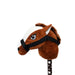 Xtreme Xccessories Dark Brown and White Hobby Horse