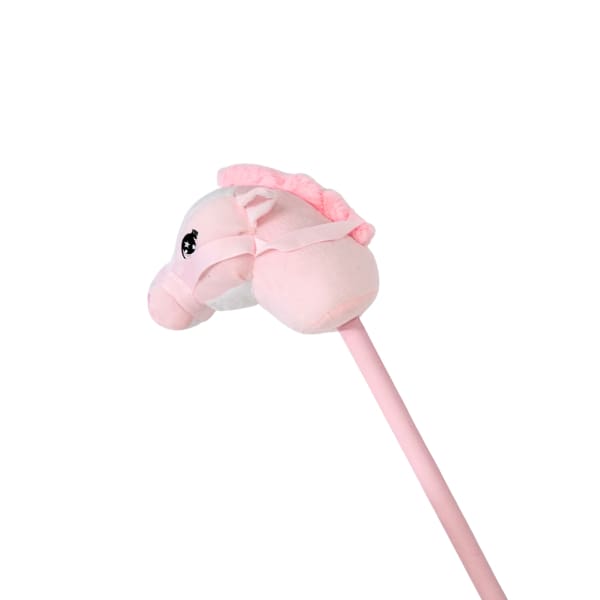 Xtreme Xccessories Pastel Pink Horse Riding Stick Plush Horse Stick