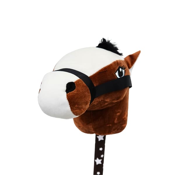 Xtreme Xccessories Dark Brown Horse Riding Stick Plush Horse Stick