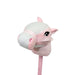 Xtreme Xccessories Pastel Pink Horse Riding Stick Plush Horse Stick