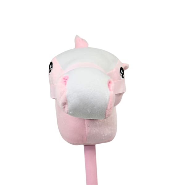 Xtreme Xccessories Pastel Pink Horse Riding Stick Plush Horse Stick