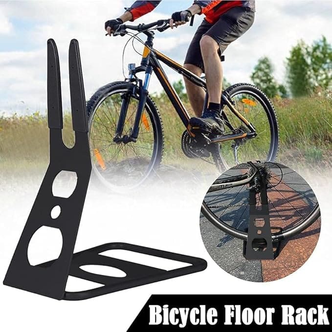 Steel Bike Floor Stand – Quick & Easy Parking Solution
