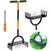 Manual Lawn Aerator Tool | Spike & Coring Aeration for Healthy Lawn Growth
