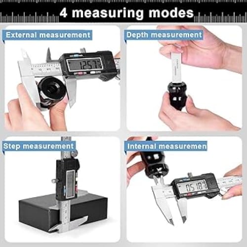 Xtreme Xccessories digital caliper 0-6 Metric Inch Fraction Caliper Measuring Tool Stainless Steel Electronic 6 inch Caliper Measurement