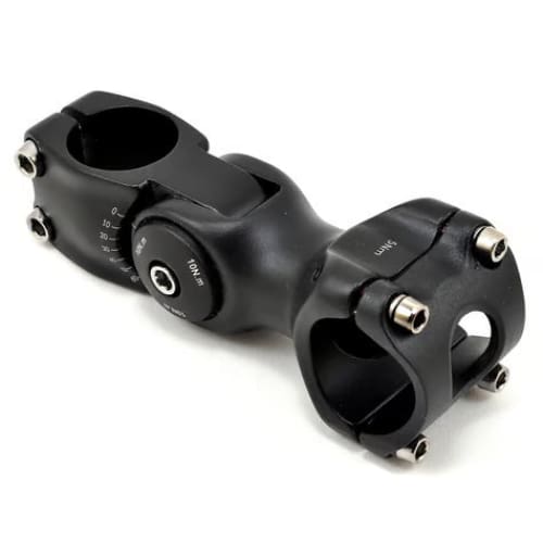 Mountain Bike Adjustable Stem Angle Spacer for 25.4/31.8mm Handlebars - Handlebar Stem Riser