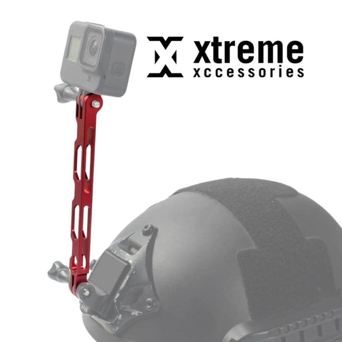 Aluminum Helmet Extension Mount - Action Camera Accessories