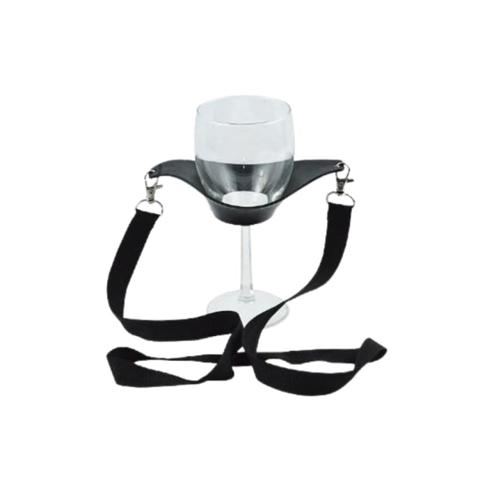 Xtreme Xccessories Party Time Hands-Free Wine Glass Holder - Convenient Portable and Stylish | Perfect Gift for Parties and Social
