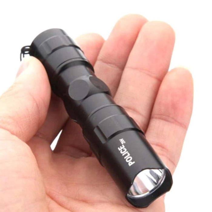 Xtreme Xccessories Portable Ultra Bright 3W Police Style Waterproof LED Mini Flashlight Torch Light