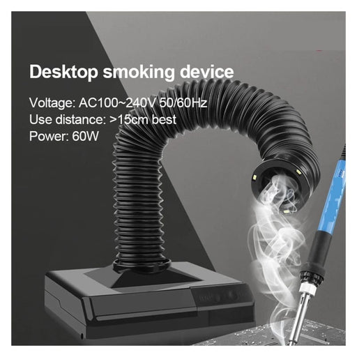 Professional Soldering Fume Extractor – High-Performance Desktop Smoke Remover