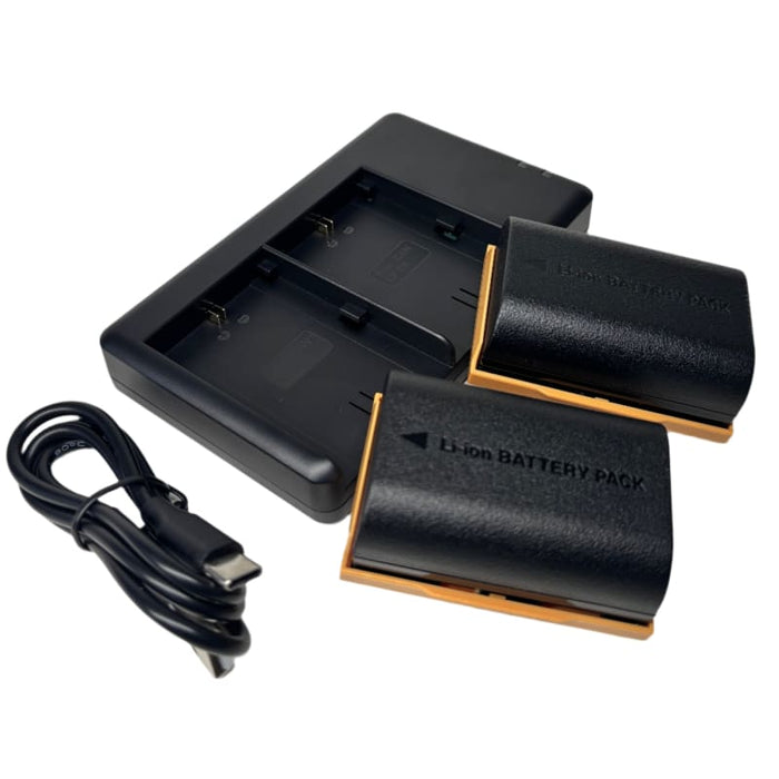 Xtreme Xccessories LP-E6 (2 x Batteries; 1 x Dual Charger) for Canon Cameras