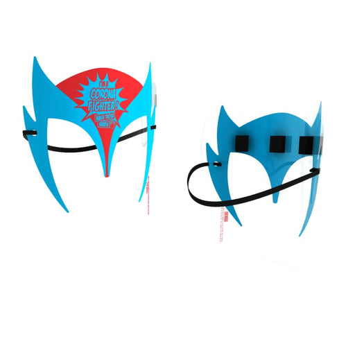 Medical Distributors Blue Super Hero Children’s (Ages 3+) Personal Protection (PPE) Face Shield - Medical