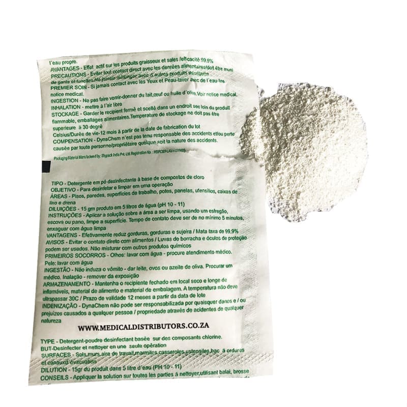 Chlorine Disinfectant Cleaner Powder With Detergents & Corrosion ...