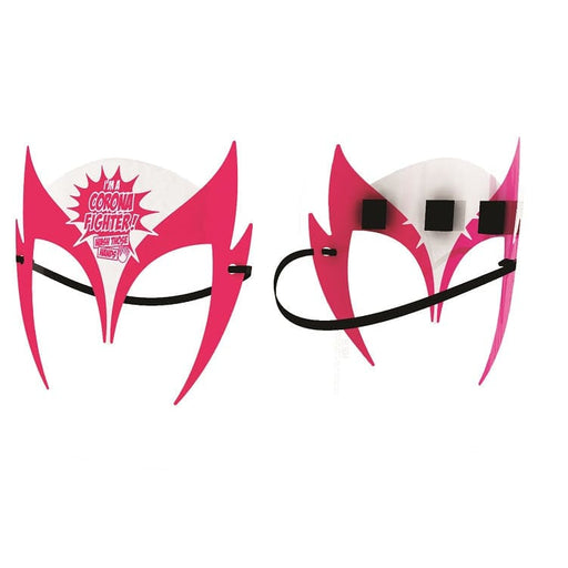 MEDICAL DISTRIBUTORS CHILDREN’S (AGES 3+) CORONA FIGHTERS PINK PERSONAL PROTECTION (PPE) FACE SHIELD - Default
