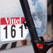 Xtreme Xccessories Round Shape Seatpost Race Bicycle Number Plate Mount Holder - Aero V Shape Seatpost Race Bicycle Number Plate Mount