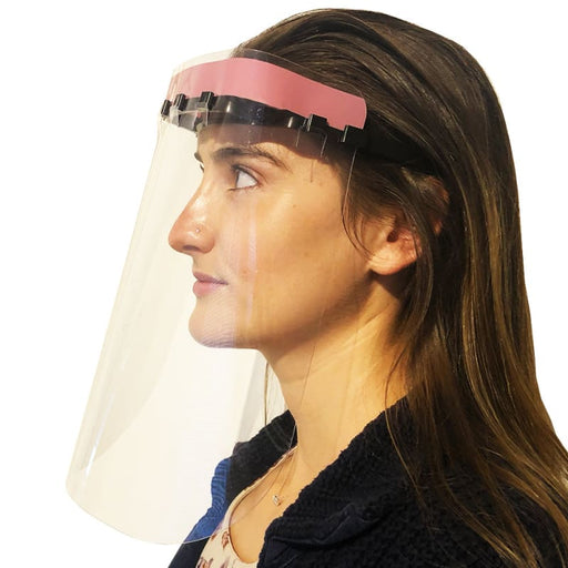 Medical Distributors Natural Pink Injection Moulded Personal Protection (PPE) Face Shield For Direct Splash Protection (Pre-Order)