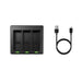 Triple Battery Charger for GoPro Hero 9 10 & 11 Black - Camera Battery Chargers