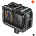 Aluminium Alloy Frame Case with Double Cold Shoe for GoPro Hero 11 10 and 9 Black