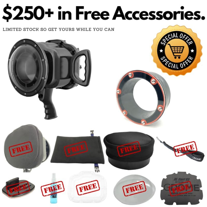 XL Surf Edition V2: Universal Under Water Mirrorless and DSLR Water Housing for Surf Photography & Videography - XL Surf Edition: Universal