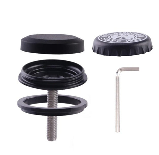 Xtreme Xccessories 1pcs Bicycle Headset Cover For AirTag Top Cap Anti-lost Mountain Bike Locating Case For Airtag Holder Bicycle Tracker