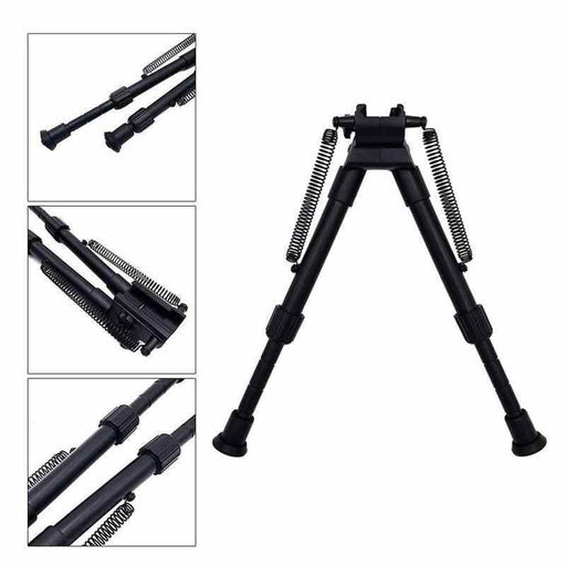 Adjustable Spring Telescopic Portable Rifle Sling Swivel Mount - Default - Default