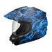 1 Set Blue Fire Water Transfer Hydrodipping Film 50 x 100cm - Default