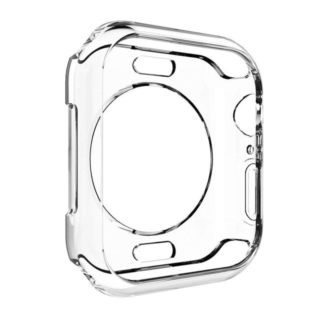 Xtreme Xccessories Clear Armor Case for Apple Watches Shockproof TPU Case Cover + 3D PET Curved Hot Bending Clear Screen Protector -