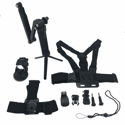 New: Xtreme 10 Pack Adventure Accessory Bundle Combo Kit For GoPro and Other Action Cameras - Action Camera Mount Accessories