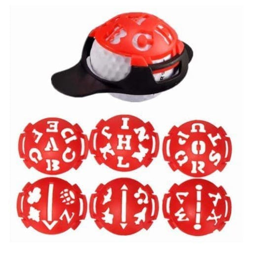 Ultimate Golf Ball Marking System with 6 Custom Stencils - Default